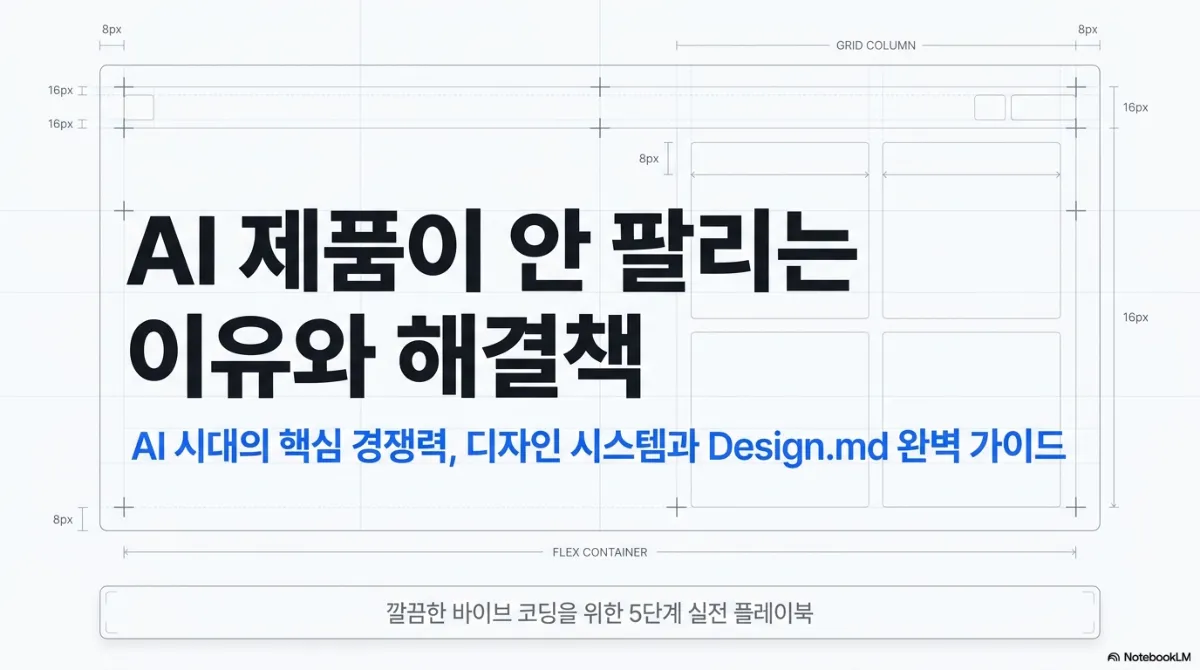 AI로 만든 화면이 다 비슷해 보이는 이유 — 디자인 시스템과 Design.md로 통제하기 대표 이미지