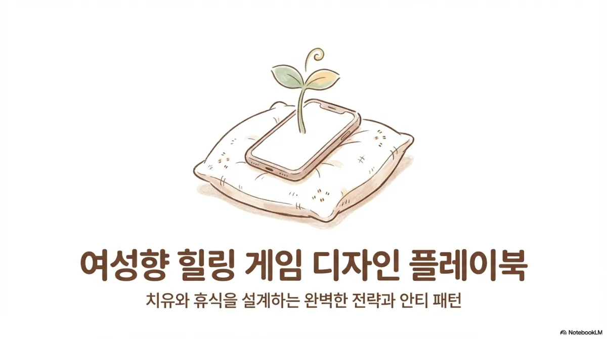 이기게 하지 말고 쉬게 하라 — 힐링 게임의 설계 원리 대표 이미지