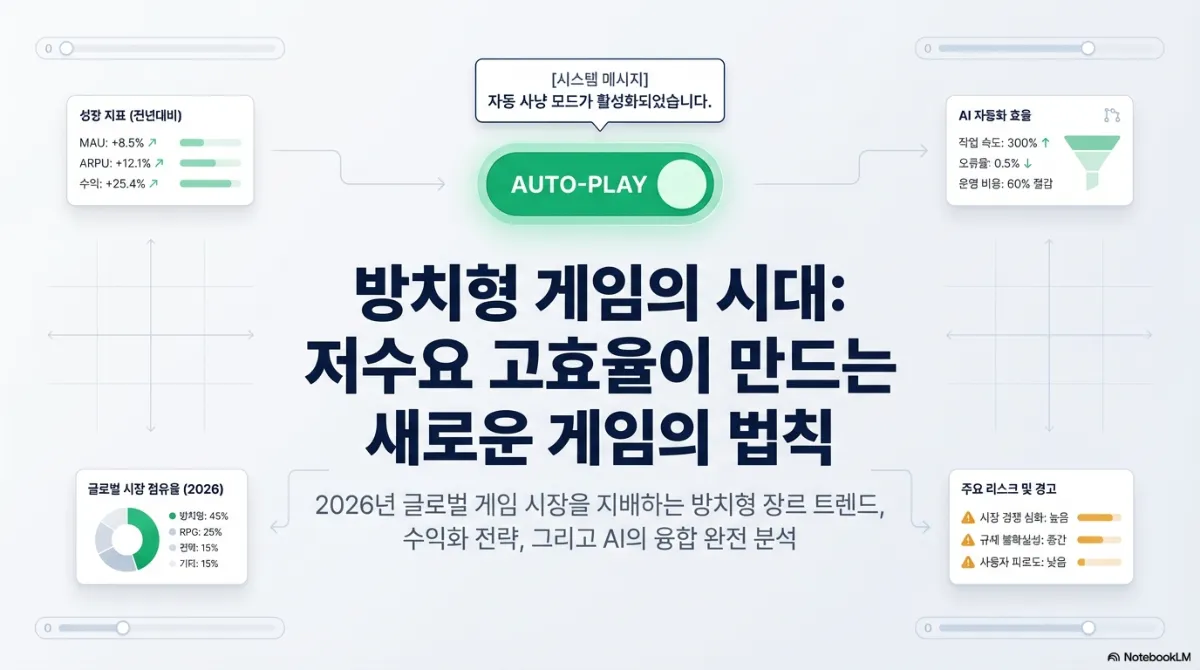로그오프하려고 접속한다 — 방치형 유저는 실제로 무엇을 하고 있나 대표 이미지