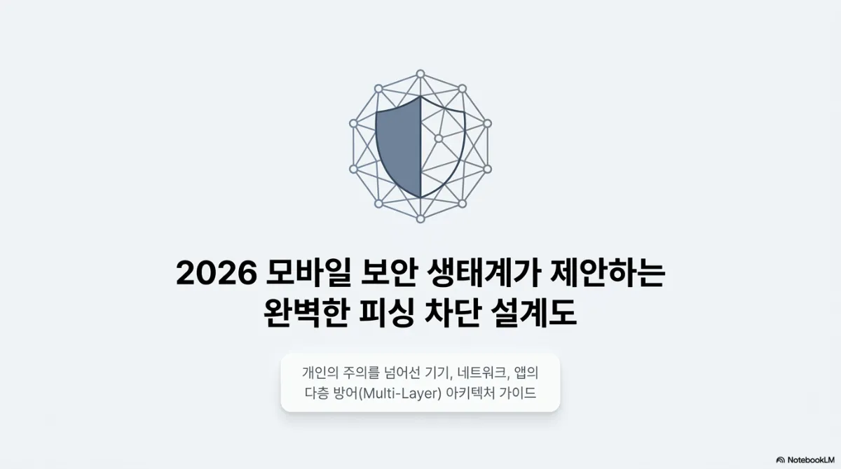 피싱은 한 겹으로 막히지 않는다 — 기기·통신망·앱·사람의 4단계 방어 대표 이미지