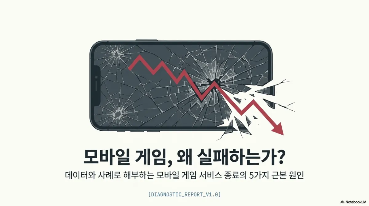 모바일 게임은 왜 문을 닫는가 — 서비스 종료 사례로 본 다섯 가지 구조적 원인 대표 이미지