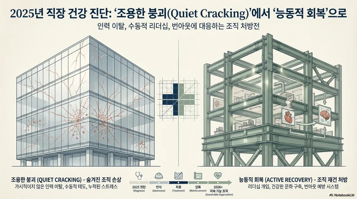조용한 붕괴(Quiet Cracking) — 성과 좋은 직원이 말없이 무너지는 이유 대표 이미지