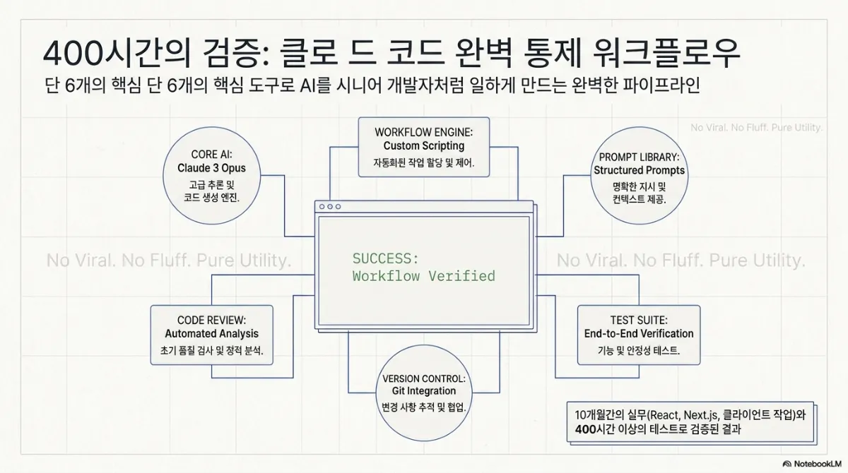 AI를 시니어 개발자처럼 일하게 하려면 — 단계를 건너뛰지 못하게 묶는 6단계 워크플로 대표 이미지