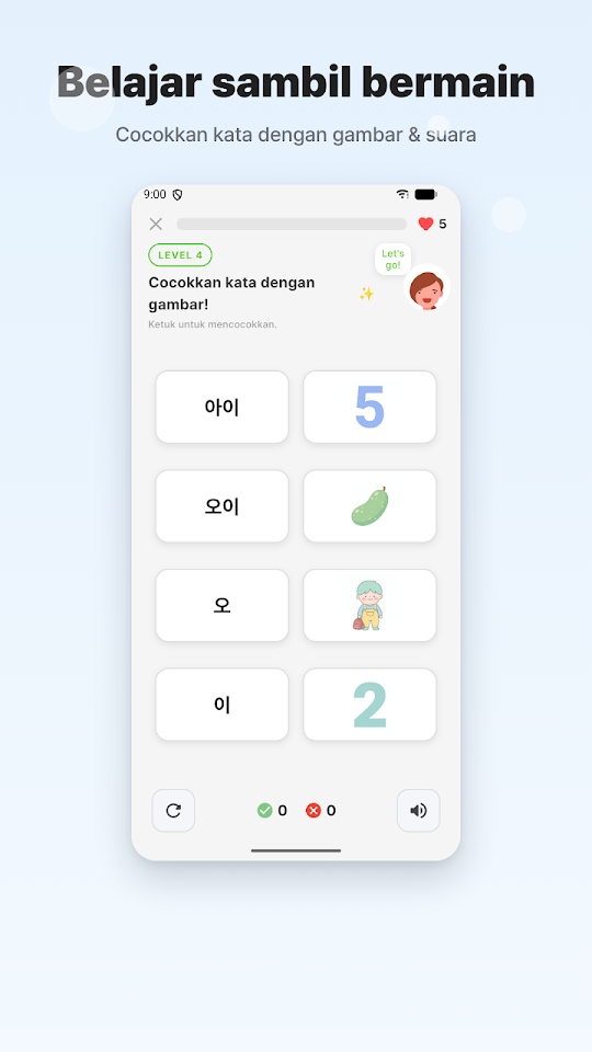 Belajar Bahasa Korea - Hangul 화면 3