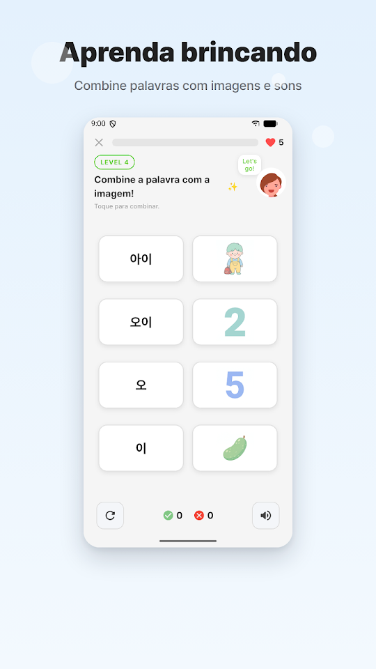 Aprenda Coreano - Hangul 화면 3
