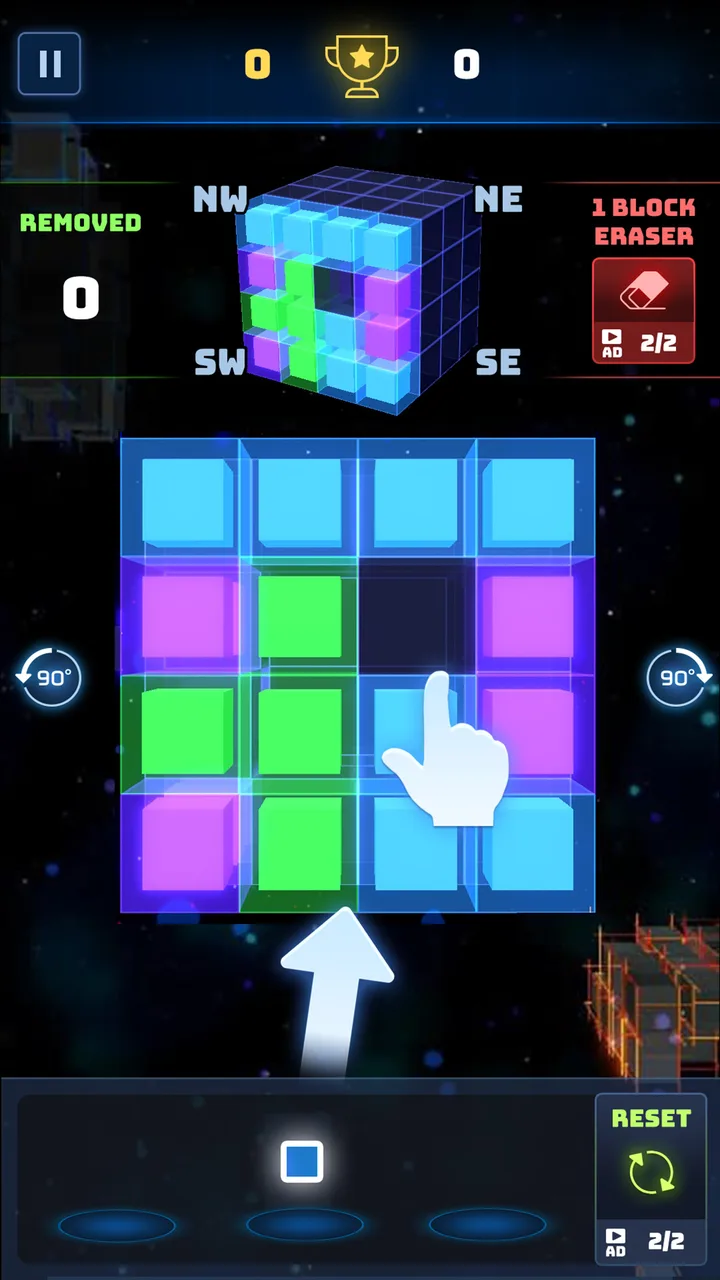 Cubrix - Block Puzzle 3D 화면 1