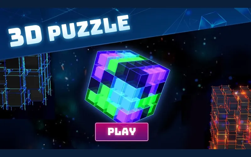 Cubrix — Block Puzzle 3D 화면